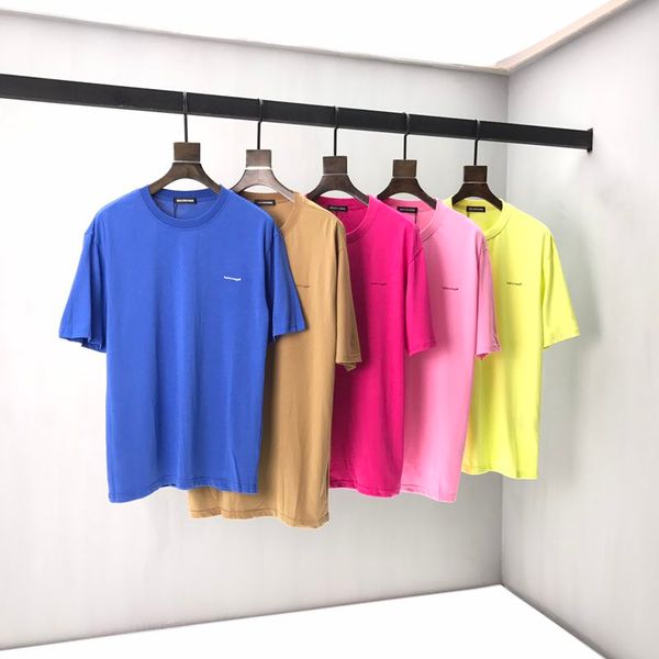 

2020ss spring and summer new high grade cotton printing short sleeve round neck panel t-shirt size: -l-xl-xxl-xxxl color: black white c8, White;black