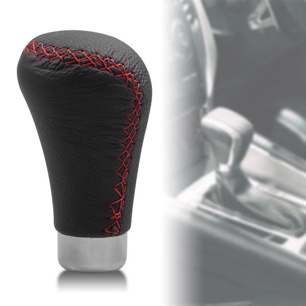 

leather red line universal shift handball handle lever button trim cover hanging handball button