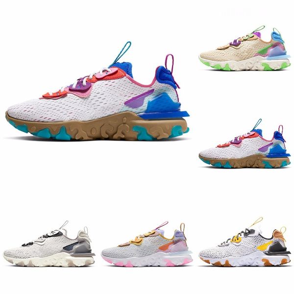 

new ashion react element running shoes fo men women light bone triple black royal solar team red mens trainers sports sneaker runner s#07136