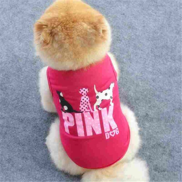 

pet dog clothes for small dogs summer clothes chihuahua puppy clothing shirt winter warm vest printed 4 colors 4 sizes high quality