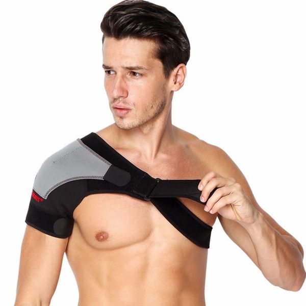 

arthritis strap shoulder brace belt dislocation pain support, Black;blue