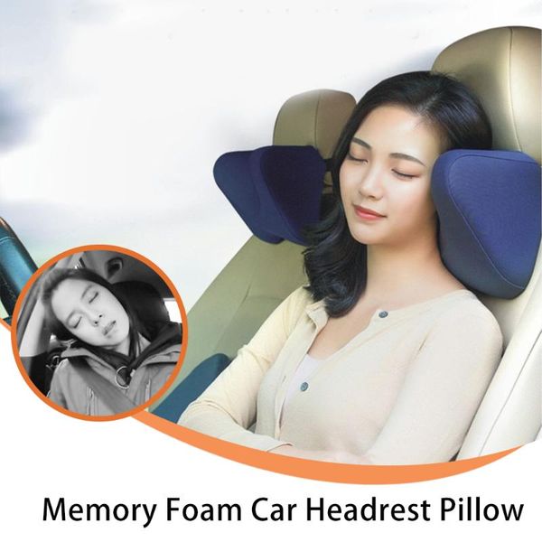 

car neck pillow auto headrest sleep side head support memory foam support protector headrest pillow universal car accessories