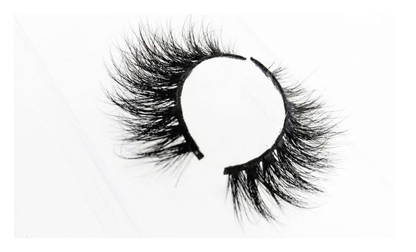 

makeup handmade 3d 100% real mink hair thick cross false eyelashes eye lash 008