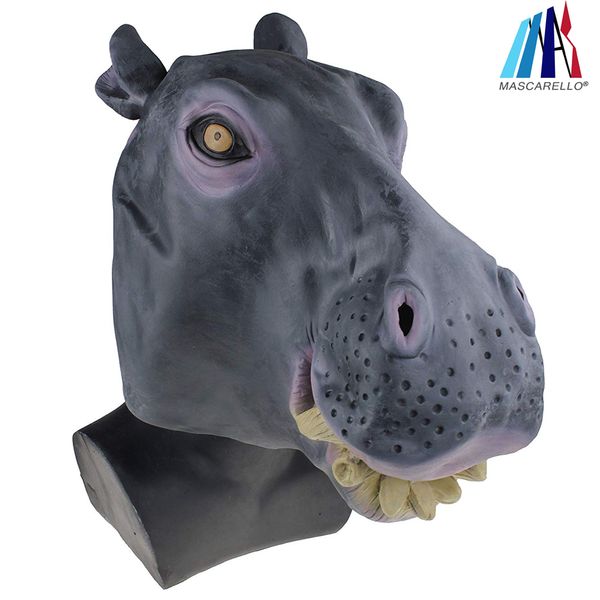 

хэллоуин hippo анфас head латекс маска, животные резинового костюм партия cosplay театр prop игрушка