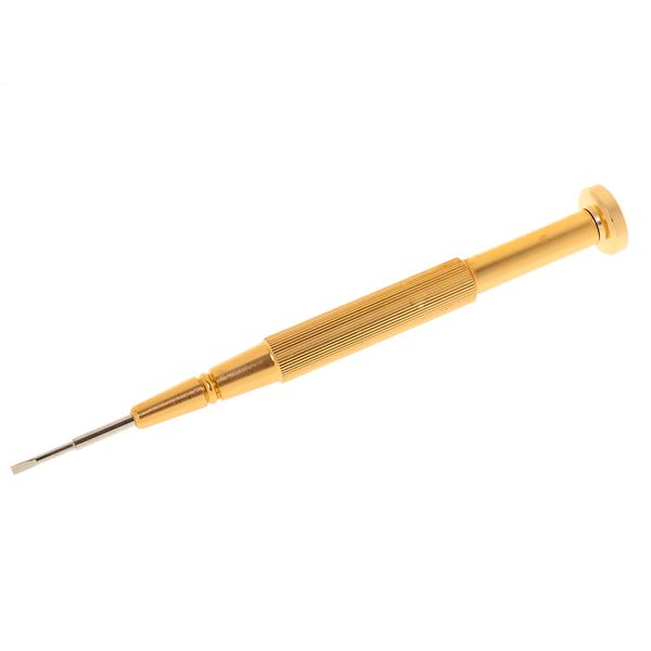 

flat head slotted precision screwdriver for eyeglasses toys gold