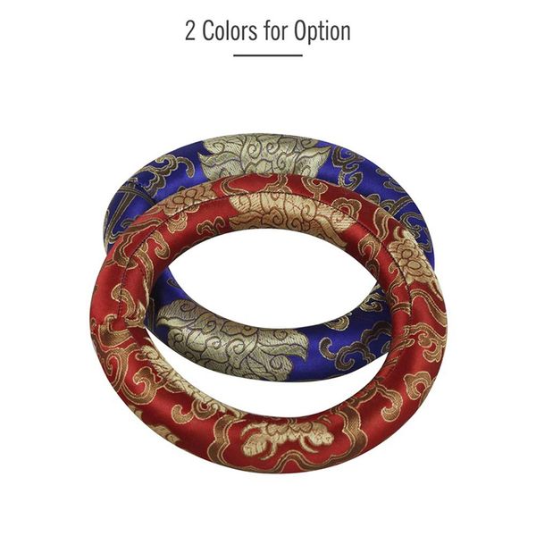 

abuo-himalayan singing bowl cushion ring shape silk cushion antique sound bowls accessory