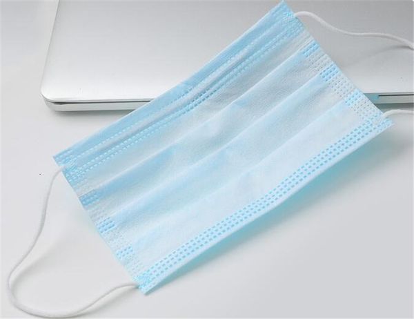 

dhl ship wholesale in stock 10 30 blue mask 50 1pcs dustproof face mouth masks pm2.5 inenza breathing safety dust faceoutlet h1r5