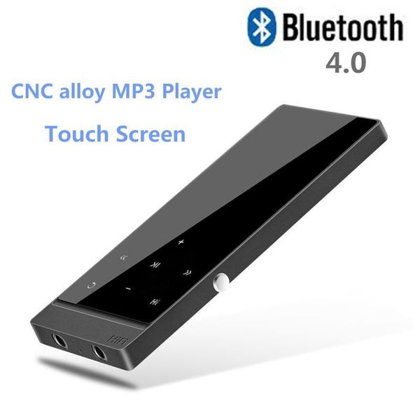 

new version touch screen mp3 player bluetooth 4.0 metal mp3 sports lossless music player with fm radio recorder e-book