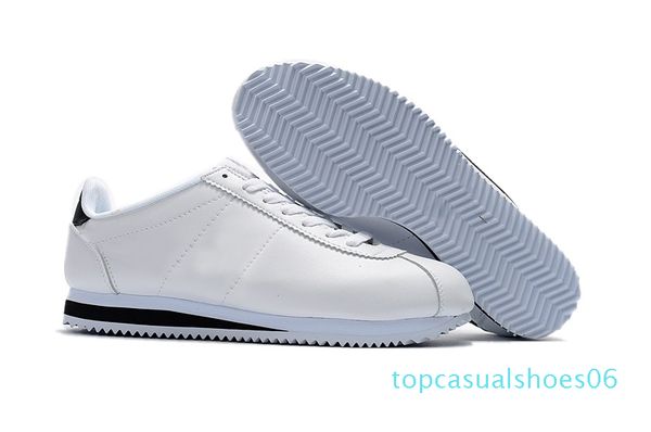 

new brands casual shoes men and women cortez shoes leisure shells shoes leather fashion outdoor sneakers size us5.5- t6, Black
