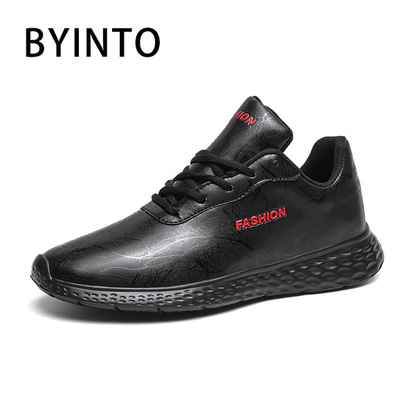 

large size 48 fashion men sport tennis shoes light damping leather sneakers wear non-slip male footwear trainers tenis masculino