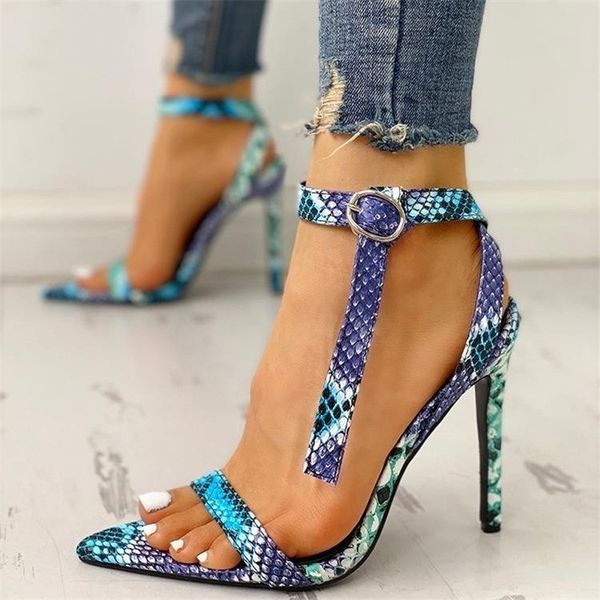 

women summer snake skin thin high heels 10cm lace up peep toe gladiator sandals office hollow out sandals party wedding shoes, Black