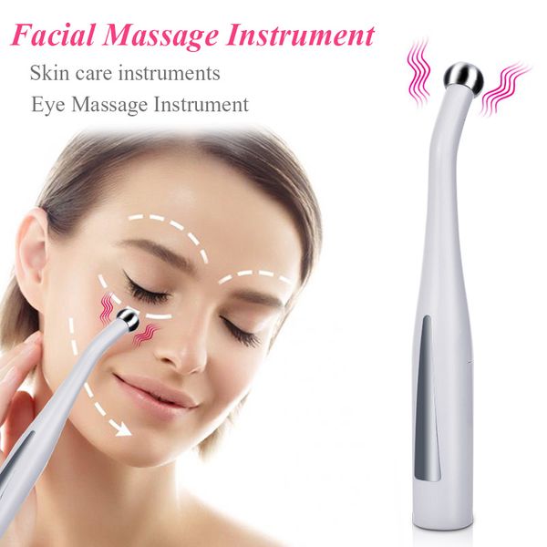 

2 in 1 inductive electric face eye massager anti wrinkle aging eye massage machine ems negative ion importing eyes care device
