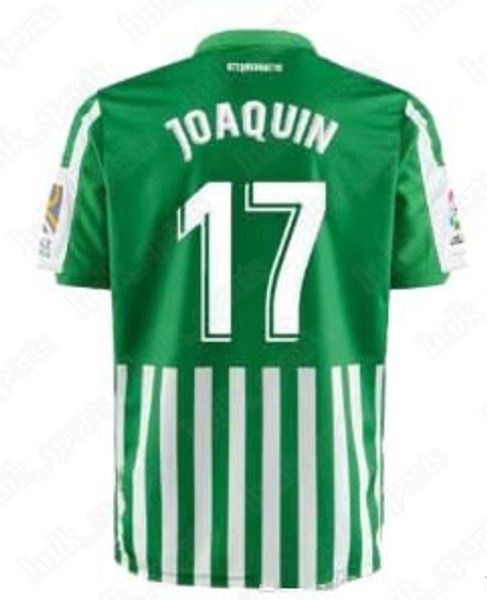 

Thai Real Betis JOAQUIN soccer jersey 2019 2020 Royal camiseta 19 20 BARTRA CARVALHO LO CELSO Camiseta de fútbol men Soccer jersey