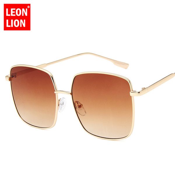 

leonlion 2020 new square ocean lens sunglasses women vintage shopping candy colors lunette shopping de soleil femme uv400, White;black