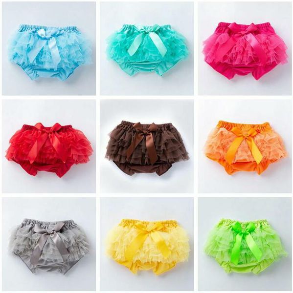 Bebés Meninas Shorts crianças Lace bowknot PP Pants menina Casual Triângulo Pão Calças Summer Infant algodão respirável Bloomers Cueca CYP692