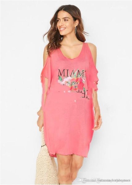 

scoop neck dresses casual ladies holidays soild clothing summer female floral printed dress women, Black;gray