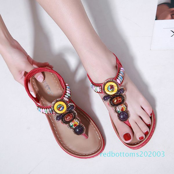 

large size beige heeled sandals retro woman shoes summer heels 2020 women's sizes black original beach female pearl fashion r03