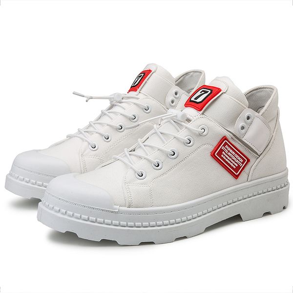 

lasperal2019 winter men's boots warm pu leather male waterproof work shoes chaussure casual shoes for men footwear male sneakers, Black