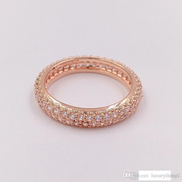 

rose gold plated & 925 sterling silver ring inspiration on within ring european pandora style jewelry charm ring gift 180909cz