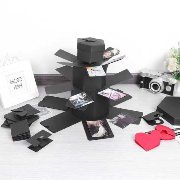 

handmade surprise hexagonal explosion box hexagonal diy p scrapbook anniversary birthday gifts p customization
