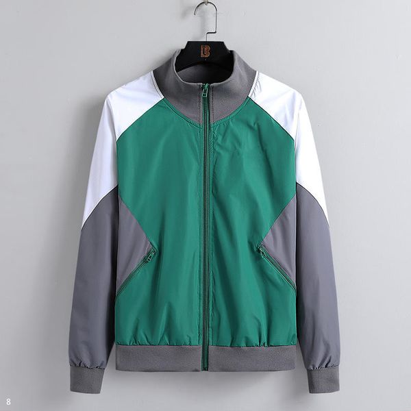 

autumn designer jackets for mens women windbreaker fashion brand mens jackets long sleeves with zipper luxury mens coats 2 colors s-2xl, Black;brown