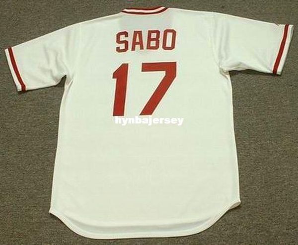 

custom chris sabo cincinnati stitched 1990 majestic cooperstown home baseball jersey retro mens jerseys running, Black;blue