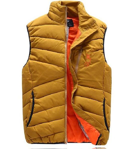 

brand men down jacket designer ralph down jackets lauren winter warm new jacket thick cotton velvet cotton vest winter windproof jacket, Black