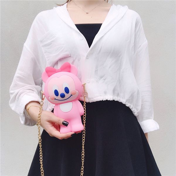 

fashion silicone cosmetic bag cute cartoon makeup brushes set case brush pen holder empty storage box organizer foundation sets