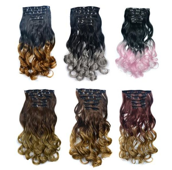 Body Wave Heat Resistant Hair Extension Natural Curly Lady Hair