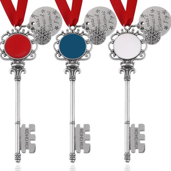 

new monogram magic santa claus key christmas ornaments decorations christmas halloween gifts xmas new 2019 style factory price lx8508
