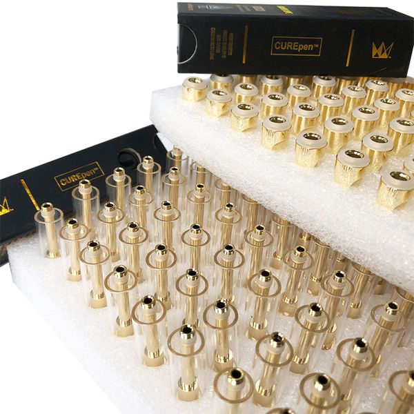 

CUREpen Vape Картриджи Упаковка Пустой Vape ручка картридж 1мл керамический Coil Dab Wax Испаритель 510 Thread густого масла Телеги атомайзер сигареты