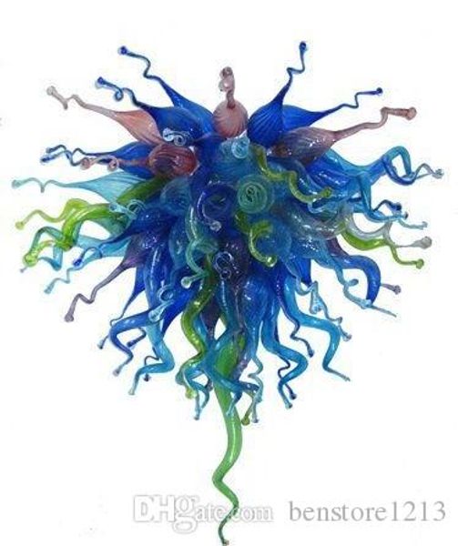 

красочные 100% mouth сгорел боросиликатного стекла murano люстра подвеска свет art мелко художественный индия стиль потолочные светильники