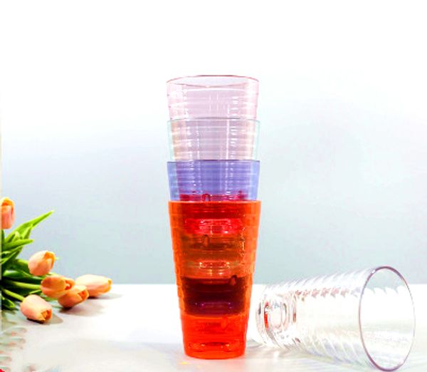 

thicken acrylic tumbler classic transparent clear travel mug coffee cup beer glass for wine juice cold drinks party home