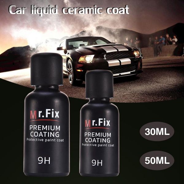 

30/50ml liquid plating set auto paint care 9h car oxidation liquid ceramic coat super hydrophobic glass coating