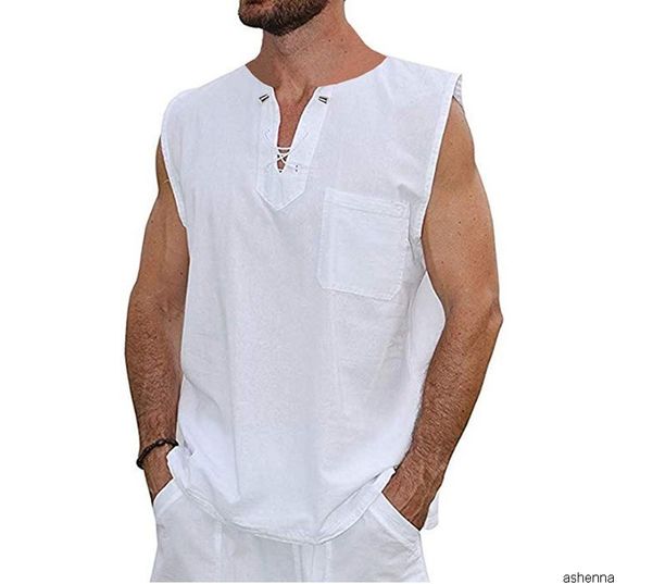 

mens designer t shirt corns lace cotton and linen men vest shirtyzcp, White;black