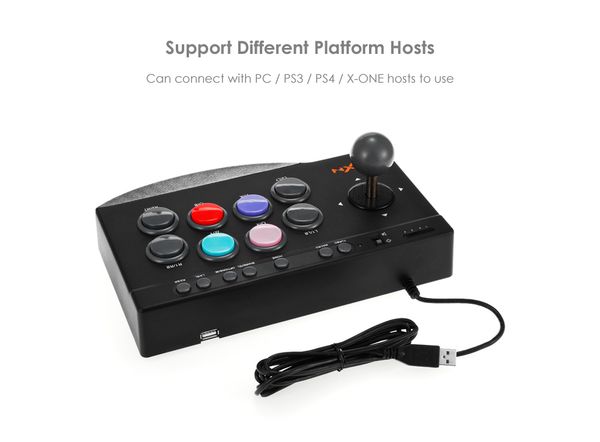 

pxn-0082 arcade fightstick game joystick gaming controller for pc/ps4/ps3 game rocker gampad handle controller pxn 0082