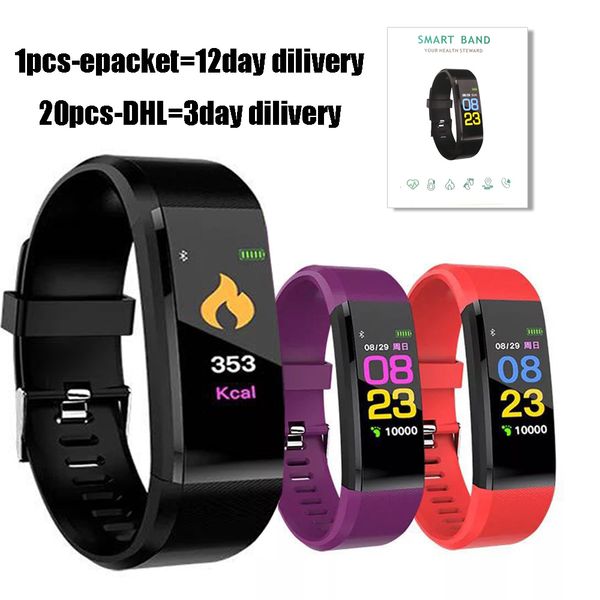 

115 plu mart wri tband mart watch fitne tracker heart rate monitor band tracker mart bracelet waterproof martwatch