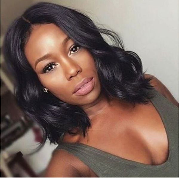 Wigs Curly Loose Wave Temperament Short Hair Synthetic Wig Caps A