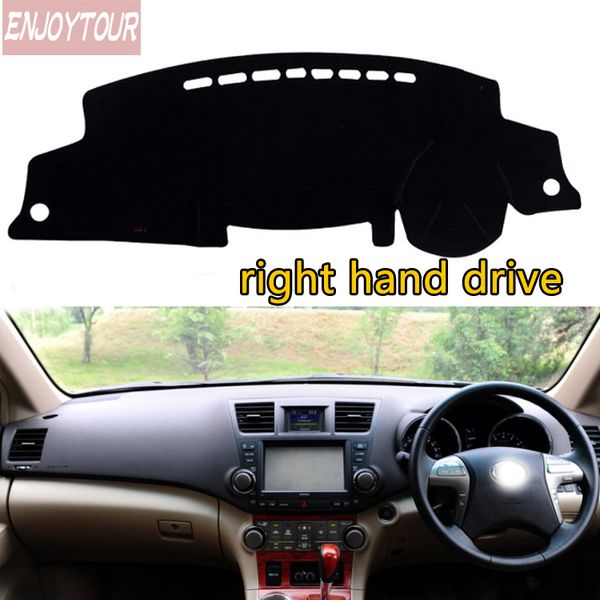 

for highlander kluger 2007 2008 2010 2011 2012 2013 car styling covers dashmat dash mat sun shade dashboard cover capter