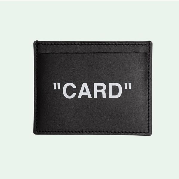 

19ss black of white card holders wallets leather, Brown;gray