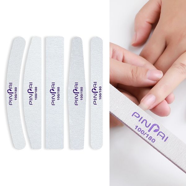 

1 pcs professional washable nail-files 100/180 sanding nail file block buffer pedicure manicure buffing polish beauty tools