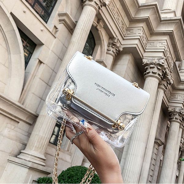 

маленькие женщины прозрачная сумка площадь crossbody сумки бренд женская сумка сцепления сумка bolso mujer #t2g