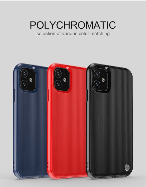 

wholesale for iphone 11 pro max xr xs max 8 7 6s plus ultra-thin soft tpu case new stripes texture case for s10 note10 google pixel 3 4xl