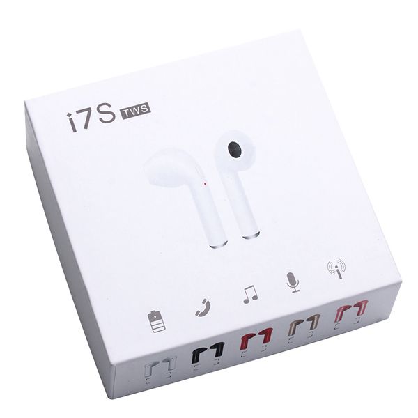 

i7s tws wireless earbuds bluetooth headphones pk i9s i10 i11 i12 tws with mic charging box in-ear i7s twins earphones for smartphones