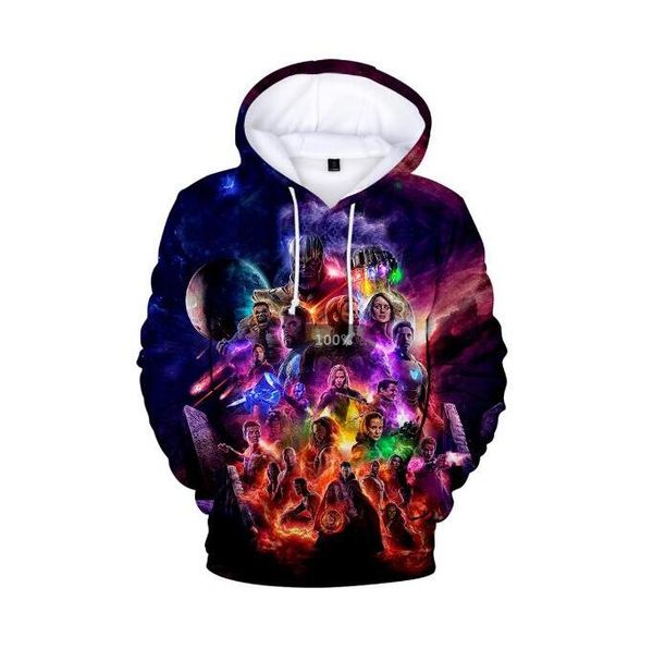 

Marvel The Avengers 4 Endgame Quantum Realm Cosplay Costume Hoodies Men Slipover sweatshirt Jacket Superhero Loose and comfortable S-4XL 2pc