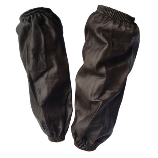 

leather waterproof oversleeves protective kitchen arm sleeve elastic cuff arm sleevelet cooking accessories