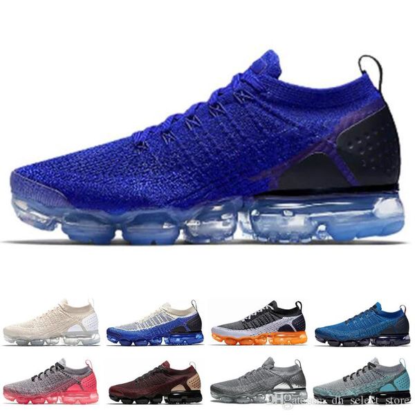 

2019 knit 2.0 men running shoes volt cny triple black white zebra cushion trainer men women sports sneakers outdoors 36-45