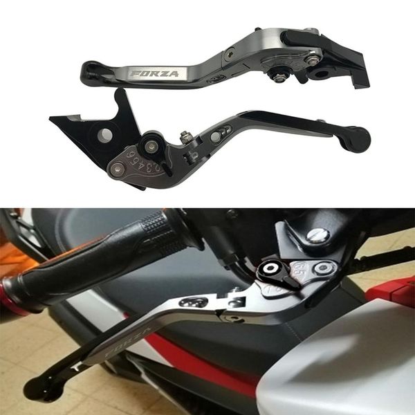 

clutch-levers brakes forza 300 folding extendable motorcycle-accessories forza 300 250 125 2010-2018 2019 with logo