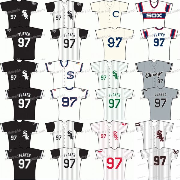 

Chicago Retro Alternate White Sox Lucas Giolito Yoan Moncada Tim Anderson Jose Abreu Leury Garcia James McCann Reynaldo Lopez Sanchez Jersey
