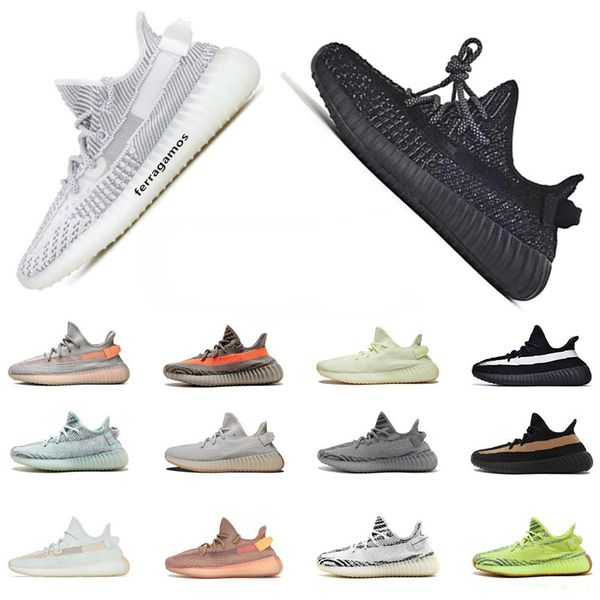 

тройной zapatos kanye west top training stock мужчины кроссовки earth yeezreel светоотражающие butter акции сезам замороженные женщины спорт, Black